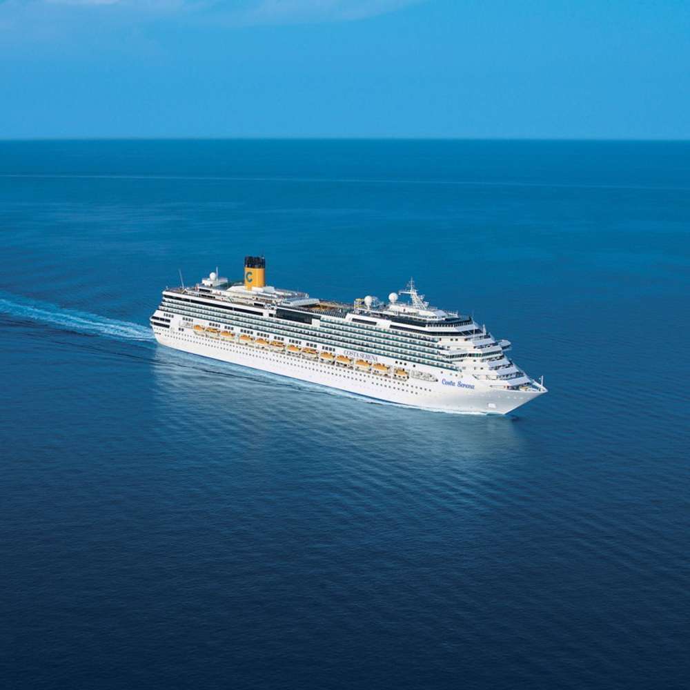 Costa Serena in the open sea