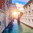 Bridge of Signs in Venice Italy