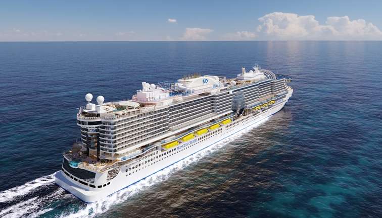 Sun Princess sailing