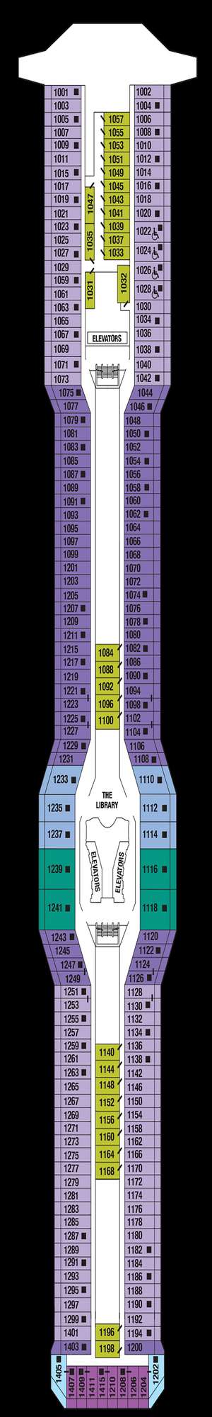 Deck plan for Celebrity Silhouette