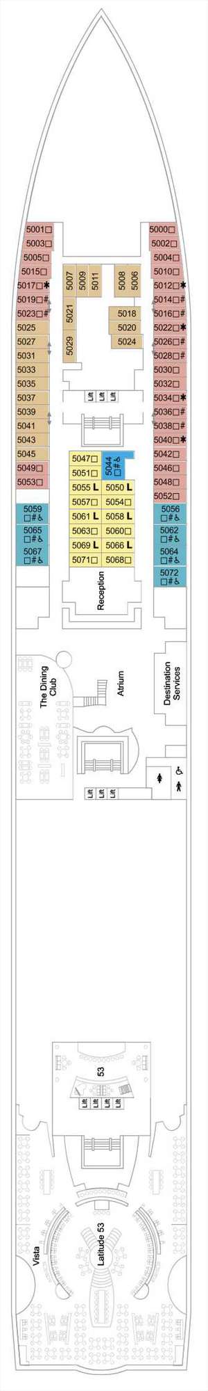 Deck plan for Marella Explorer