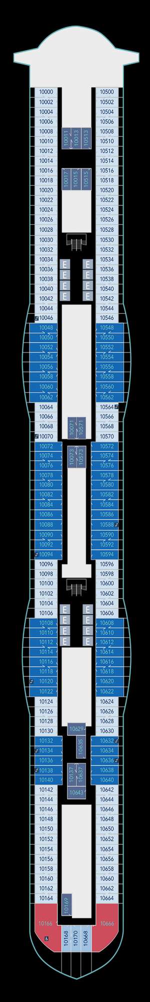 Deck plan for Disney Wish
