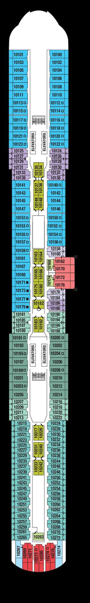 Deck plan for Celebrity Apex