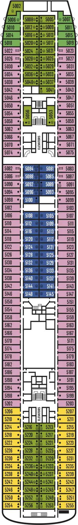 Deck plan for Celestyal Journey