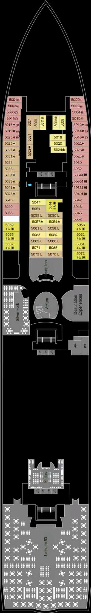 Deck plan for Marella Voyager