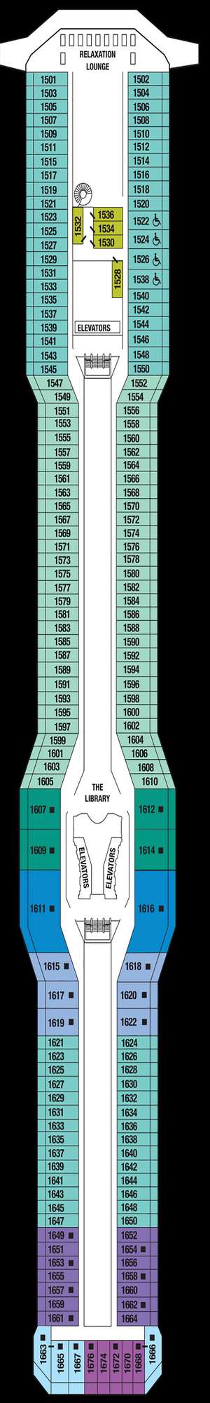 Deck plan for Celebrity Equinox