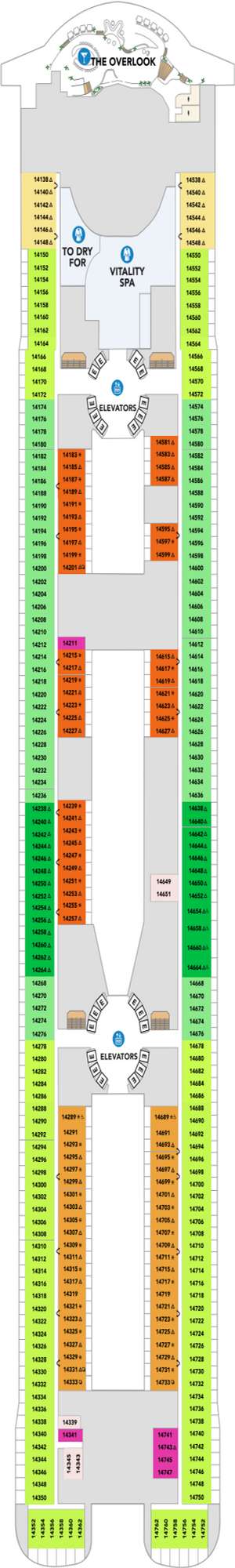 Deck plan for Hero of the Seas