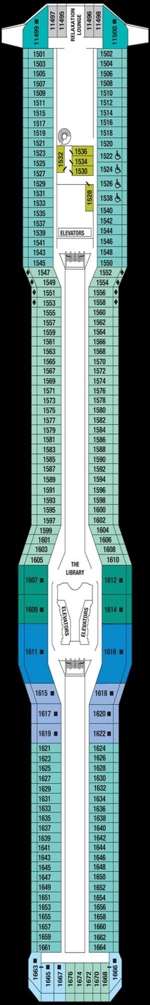 Deck plan for Celebrity Solstice
