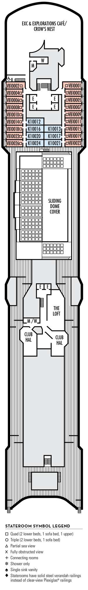 Deck plan for Westerdam