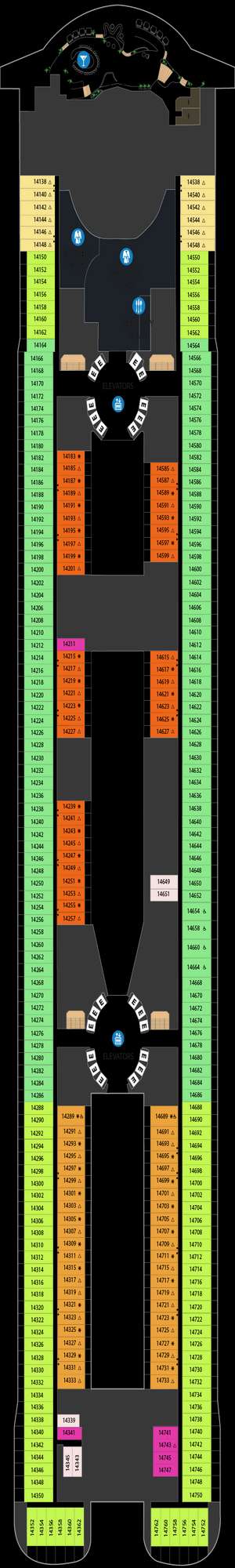 Deck plan for Icon of the Seas