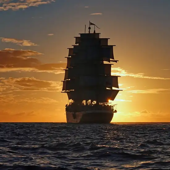 Image related to royal clipper at sunset