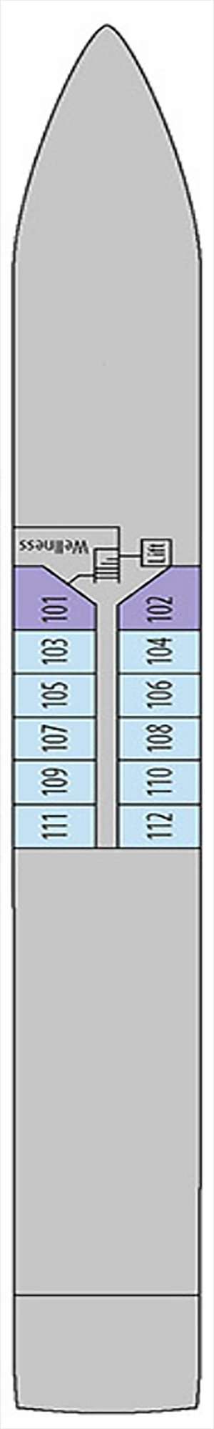Deck plan for MS George Eliot