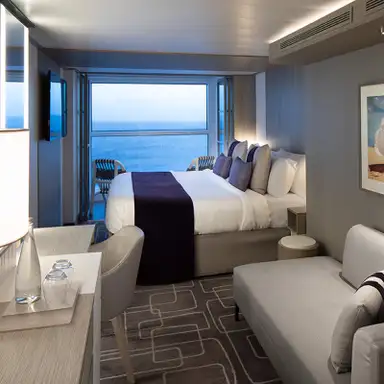 Image related to Edge Stateroom with Infinite Veranda (Partial View)