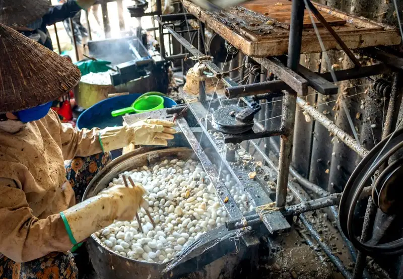 Traditional Silk Factory