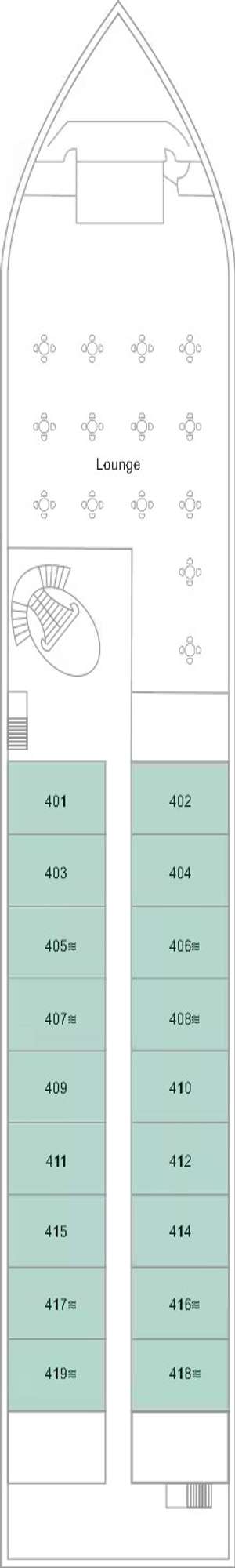 Deck plan for TUI Bahareya