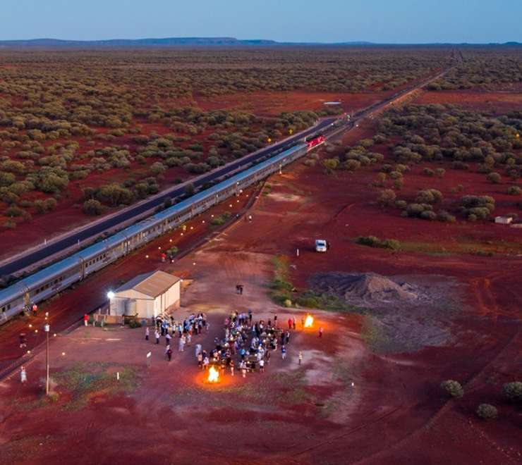 Disembark The Ghan Expedition in Alice Springs