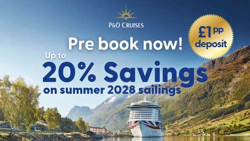 P&O S28 pre reg IGLU promotional banner
