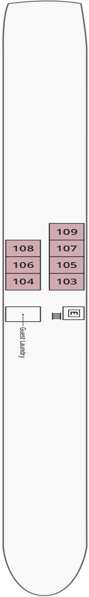 Deck plan for River Duchess