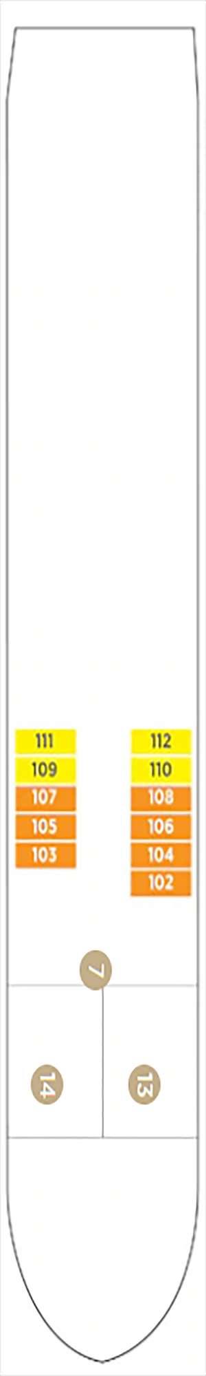 Deck plan for AmaMagna