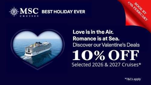 MSC Valentines Falsh promotional banner