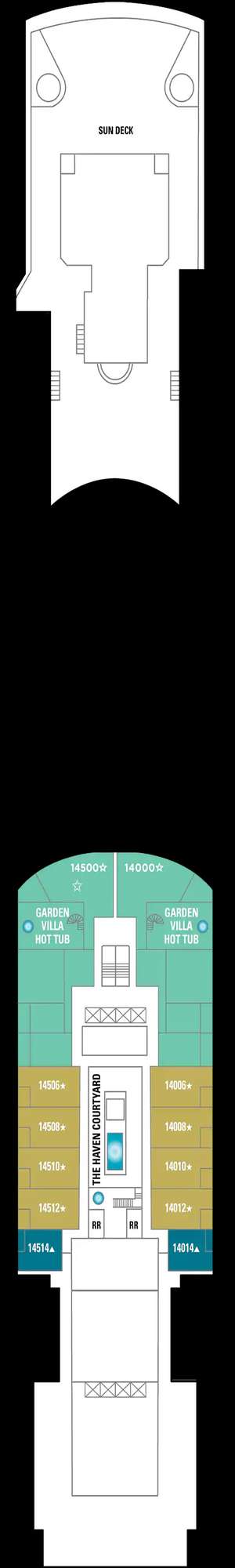 Deck plan for Norwegian Jewel