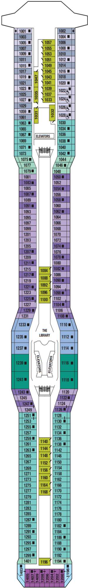 Deck plan for Celebrity Solstice