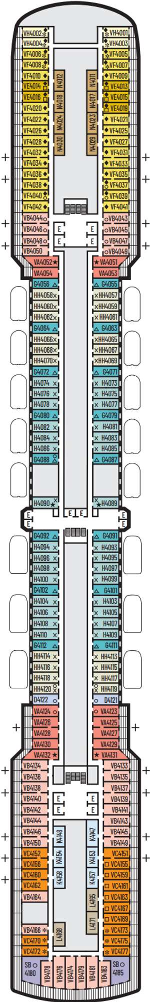 Deck plan for Westerdam