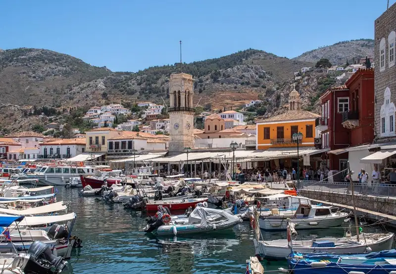 Hydra Town & Harbor
