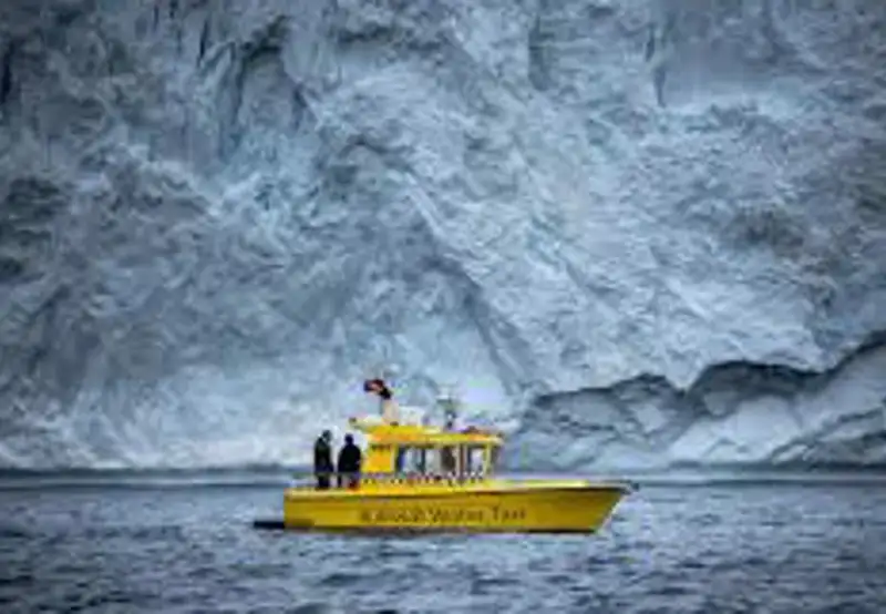 Watch Calving at Eqi Glacier