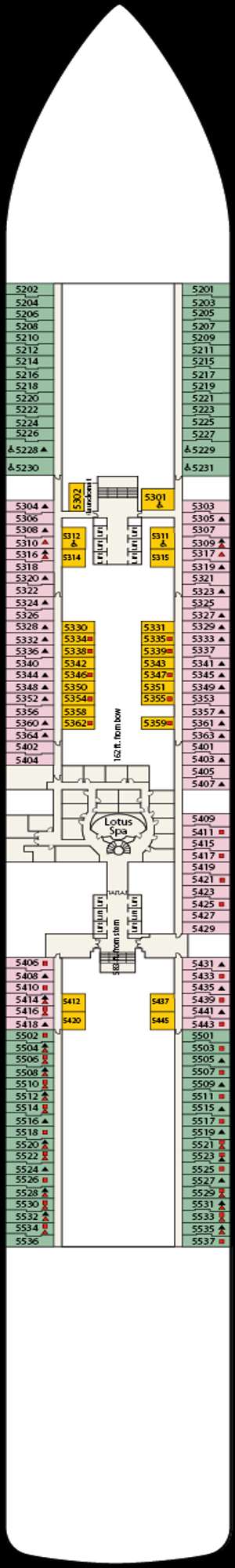 Deck plan for Star Princess