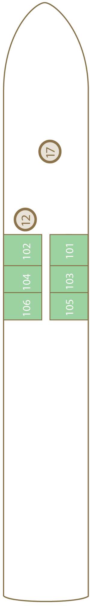 Deck plan for Scenic Azure