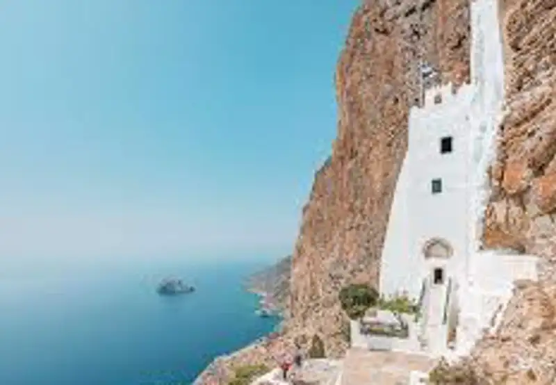 Climb to the Panagia Chozoviotissa Monastery