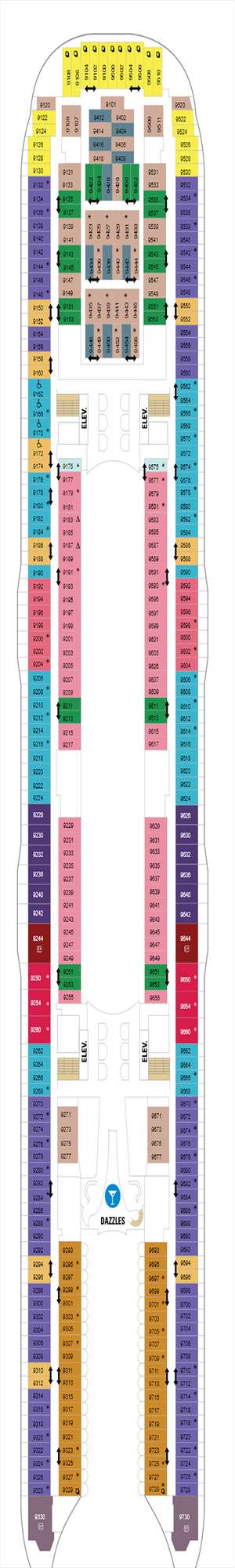 Deck plan for Harmony of the Seas