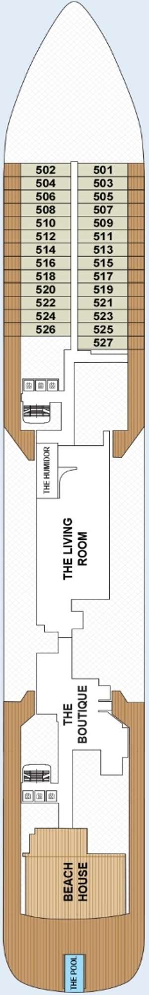 Deck plan for Luminara