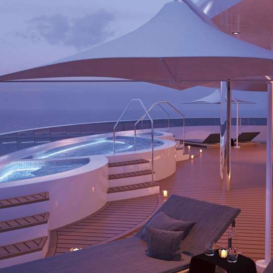 Senses Spa Pool Deck