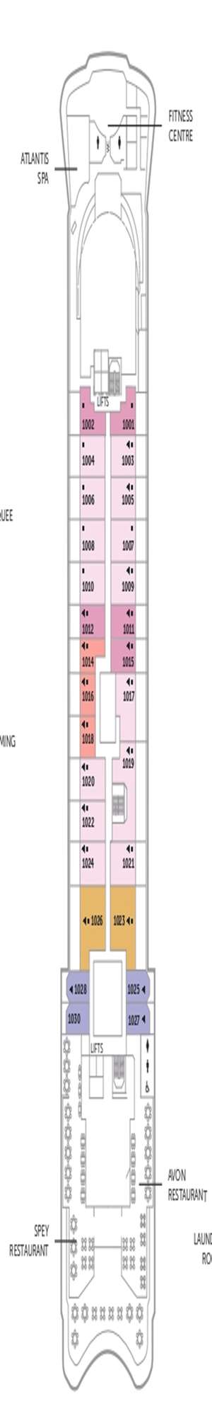 Deck plan for Balmoral