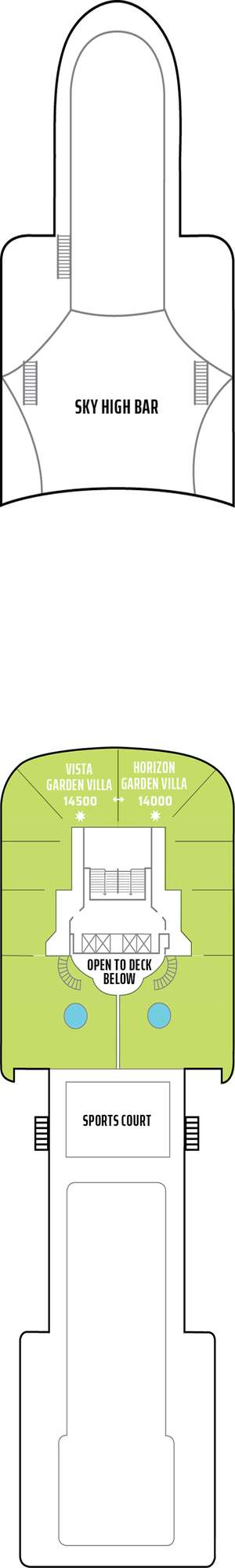 Deck plan for Norwegian Star