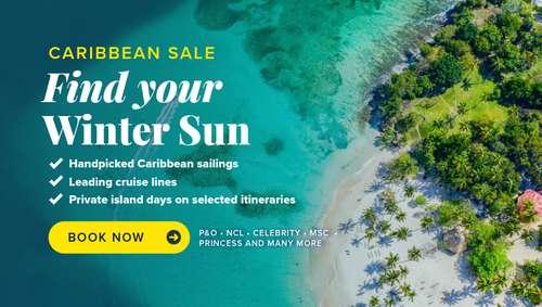 Caribbean sale - july 2026 - iglu promotional banner