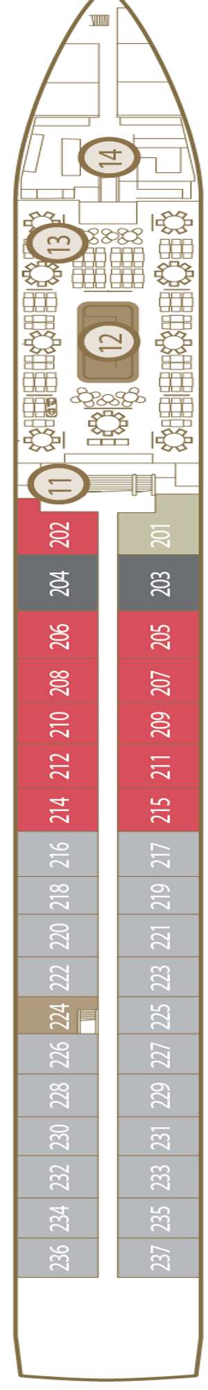 Deck plan for Scenic Opal