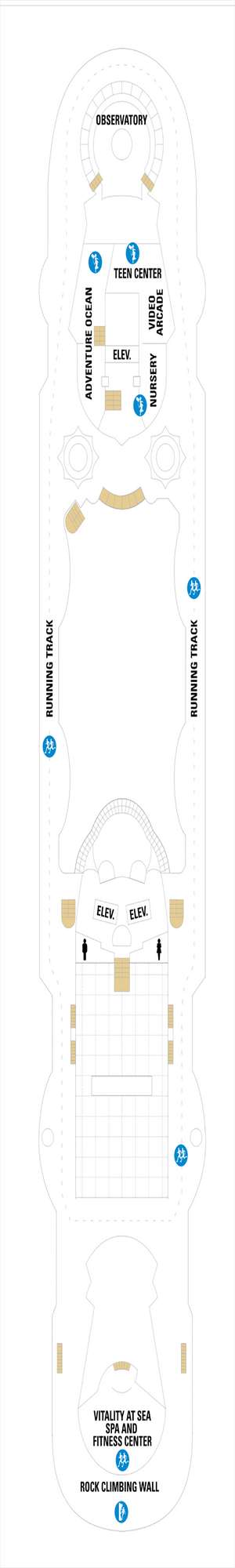 Deck plan for Grandeur of the Seas