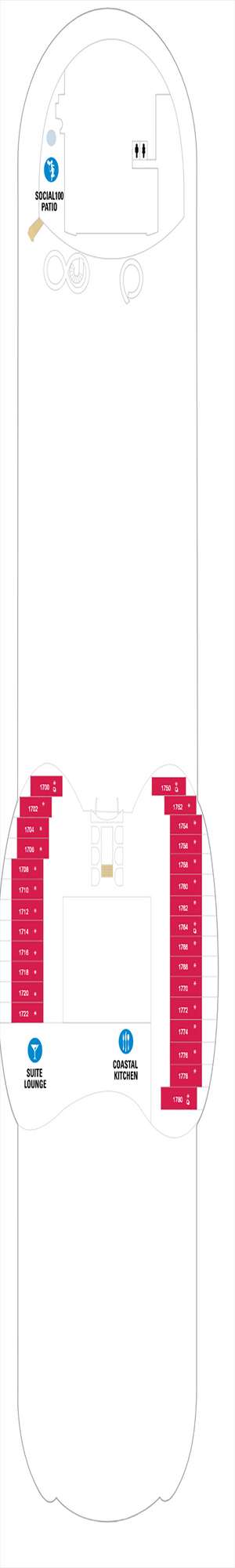 Deck plan for Wonder of the Seas