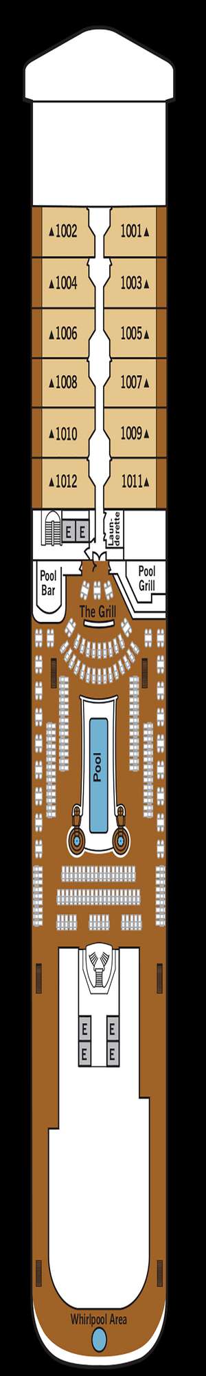 Deck plan for Silver Dawn