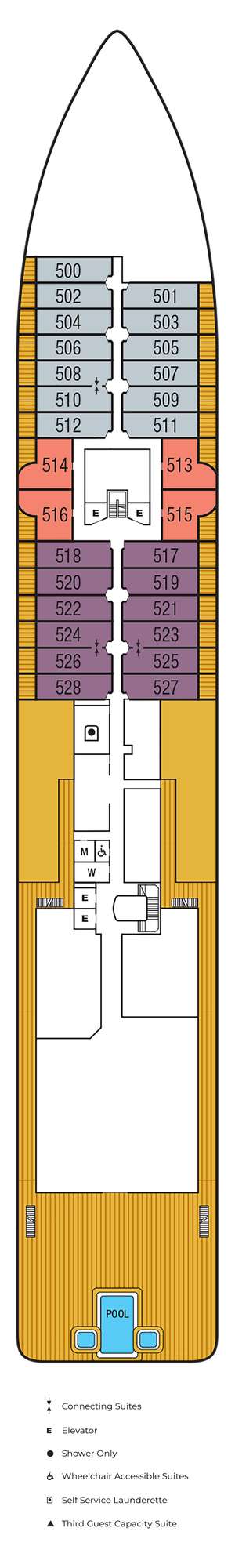 Deck plan for Seabourn Venture