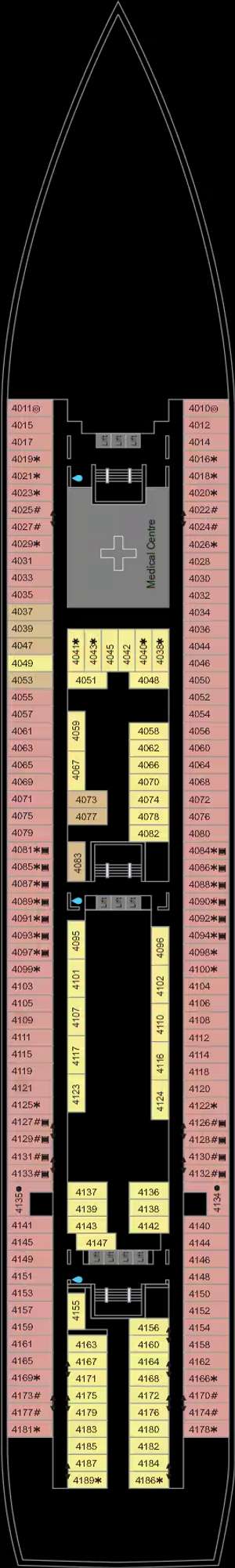 Deck plan for Marella Voyager