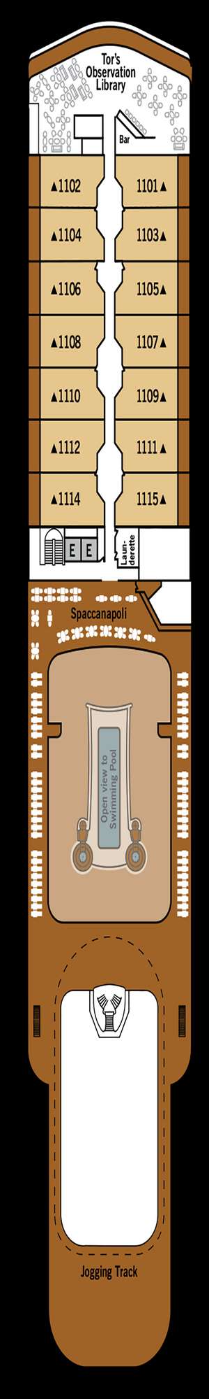 Deck plan for Silver Muse