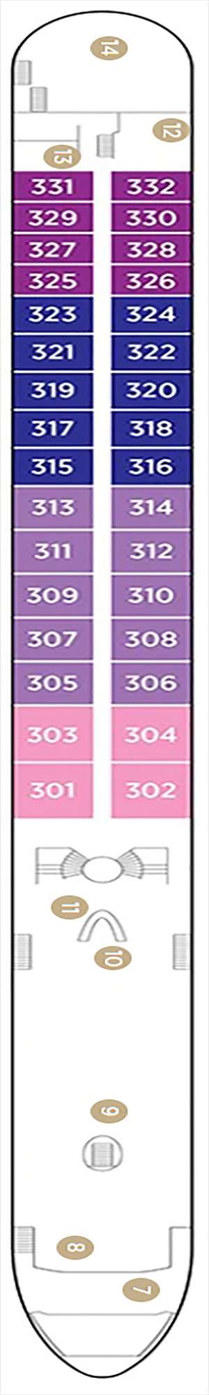 Deck plan for AmaSerena
