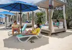 Relaxing on perfect day at cococay