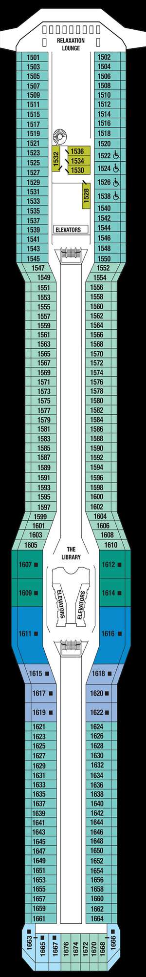 Deck plan for Celebrity Solstice