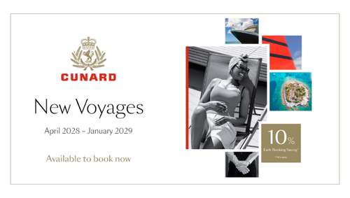 Cunard - launch general sale iglu promotional banner