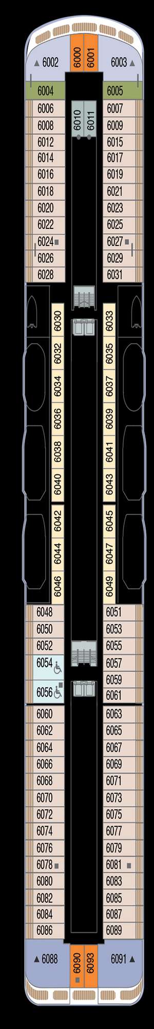 Deck plan for Azamara Quest